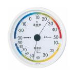 (まとめ)EMPEX 温度・湿度計 エスパス 温度・湿度計 壁掛用 TM-2331 ホワイト〔×3セット〕