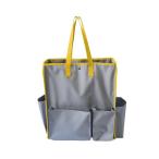 BM トートバッグ 掃除用品入れ イエロー ナイロン製 清掃用品 持ち運び用 収納バッグ 生活用品 生活雑貨 日用品