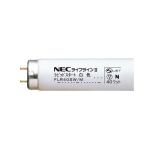 (まとめ)NEC 蛍光ランプ ライフライン直管グロースタータ形 6W形 白色 FL6W 1パック(25本)〔×3セット〕