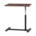 昇降式テーブル サイドテーブル 約幅70cm コの字型 キャスター付き スチール ナビア リビング ベッドルーム ソファーサイド