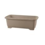 植木鉢/プランター 〔ワイド 55型 ブラウン 3個組〕 約幅54.5cm 日本製 目皿付き リッチェル ハナール 〔ガーデニング用品〕