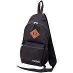 ボディーバック ブラック×ブラック ショルダーストラップ左右兼用 背面衝撃緩和ウレタン入 ボディバッグ アウトドア