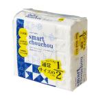 （まとめ） イデシギョーティッシュペーパー スマートシュシュ1／2 150組／個 1パック（10個） 〔×5セット〕