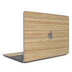 MacBook Air 13インチ スキンシール ケース 新型 M4 M3 M2 M1 2025 2024 2022 2021 wraplus ゼブラウッド1