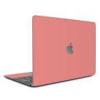 MacBook Air 13インチ スキンシール ケース 新型 M4 M3 M2 M1 2025 2024 2022 2021 wraplus サーモンピンク