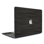 MacBook Air 13インチ スキンシール ケース 新型 M4 M3 M2 M1 2025 2024 2022 2021 wraplus ブラックアブストラクト