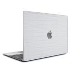 MacBook Air 13インチ スキンシール ケース 新型 M4 M3 M2 M1 2025 2024 2022 2021 wraplus ホワイトアブストラクト