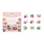  хлопья наклейка PAPIER PLATZpa Piaa Platz satohom colorful flower 53-012
