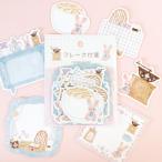  клейкий лист ...PAPIER PLATZpa Piaa Platz k отсутствует .. веер "uchiwa" . хлопья клейкий лист ... san ...60-013 30 листов входит заяц 