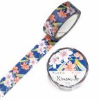  маскировочная лента kimono прекрасный kamiiso производство quotient .(HANA).. рисунок модель 100 .GR-1065 15mm×7m