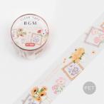  прозрачный лента прозрачный PET BGM Be ji- M Life жизнь цветок * гарантия Lee BM-CB001 30mmx5m