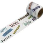 デザイン養生テープ YOJO TAPE 小屋女子DIYカフェ YOJOテープ 弱粘着 HAPPY YJ3-05 幅45mm×3m
