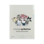  прозрачный файл Sunstar канцелярские принадлежности белый Tiger . Black Tiger × Sanrio прозрачный файл A5 3 карман бежевый S2176041 Kitty 