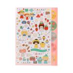  прозрачный файл Sunstar канцелярские принадлежности mizutama× Sanrio герой z 2 da ikatto прозрачный файл 5 карман Mix S2176858 Cinnamoroll Pom Pom Purin 