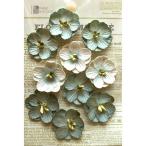  цветок холм цветок детали бумага "умный" s цветок maru she цветочный голубой (φ25mm*10 листов )