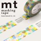 ★爆買★マスキングテープ  mt カモ井加工紙 ｍｔ ｆｏｒ ｋｉｄｓ ジグソーパズル 15mmｘ7m ミニ紙管 MT01KID027 ネコポス対応