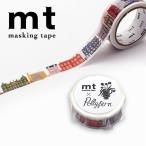 マスキングテープ mt カモ井加工紙 mt × Polly Fern Street MTPOLL02 15mm×5m ポーリー・ファーン