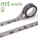 マスキングテープ mt カモ井加工紙 mt upcycle tape 重なるティーカップ MT01UP03 15mm×5m