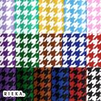 ショッピングシーチング 千鳥格子 国産オックス/ブロード/シーチング/ダブルガーゼ/ローン/11号帆布 RIEKA