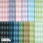 ショッピングシーチング おとなアーガイルチェック 国産オックス/ブロード/シーチング/ダブルガーゼ/ローン/11号帆布 RIEKA