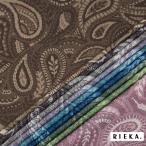 ショッピングシーチング Knit・paisley 国産オックス/ブロード/シーチング/ダブルガーゼ/ローン/11号帆布 RIEKA