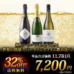 ワイン ワインセット シャンパン 極上シャンパン＆カヴァ入り！世界の銘醸スパークリングワイン飲み比べ 送料無料「3/25更新」