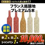 SALE ワインセット 「13」他店圧倒！ソムリエ大還元福袋・フランス銘醸地プレミアム5本 送料無料