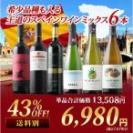 ワイン ワインセット 希少品種も入る 王道のスペインワインミックス6本セット 第24弾 泡1本&白2本&赤3本「7/3更新」