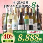 ワイン ワインセット 白ワイン 「2」【倉庫移転セール限定】全て違う品種！白ワインを堪能する8本セット 爆買