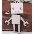 キーホルダー ロボット    シルバー　おしゃれ　可愛い