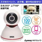 防犯カメラ Snow Man WIFIネットワーク ペット 介護 HD 720P 100万画素 パンチルト 暗視 動態検知 音声通信 日本語アプリ/取説 Eyemag