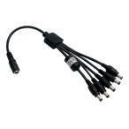 防犯カメラの電源用の分配ケーブル　WTW-CA5W