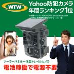 防犯カメラ トレイルカメラ ソーラーパネル一体型 microSDカード512GB対応 録画 家庭用 屋内 屋外 監視カメラ 高画質 夜間撮影 WTW-TCS36AP ポイント利用