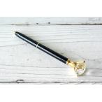 ショッピング文房具 プレゼント おもしろ ボールペン クリスタル Crystal Ballpoint Pen Black-Gold ダイヤモンド型 ( おしゃれ おもしろ 文房具 筆記用具 )