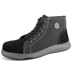 安全靴 キャンバスシューズ  スニーカー おしゃれ 作業靴 メンズ レディース 鋼先芯 つま先保護 軽量 通気性 セーフティシューズ 防滑 絶縁 耐磨耗 黒