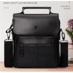 ショルダーバッグ メンズ 革 牛革 斜め掛けバッグ メッセンジャーバッグ 通勤 旅行 人気 本革 レザー ブラック/ブラウン/コーヒー