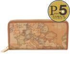【並行輸入品】 プリマクラッセ 長財布 地図柄 W057 6000 ベージュ系(0010 NATURAL) PRIMA CLASSE