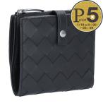 ショッピングヴェネタ 【並行輸入品】 ボッテガヴェネタ 折財布 イントレチャート 600270 V3UH2 8803 ブラック BOTTEGA VENETA