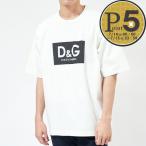 ドルチェ&ガッバーナ DOLCE＆GABBANA メンズ Tシャツ コットン DGプリント G8NG4T HU7IL ホワイト系(HA3AP BIANCO)