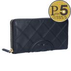 【並行輸入品】 トリーバーチ TORY BURCH 長財布 FLEMING SOFT ZIP CONTINENTAL WALLET フレミング 140344 001 BLACK