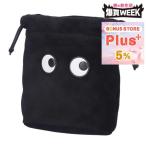 【並行輸入品】 アニヤハインドマーチ ANYA HINDMARCH ポーチ ドローストリング ポーチ EYES アイズ 182454 ブラック