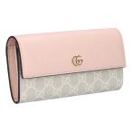 【並行輸入品】 グッチ GUCCI 長財布 【GGマーモント:GG MARMONT】 456116 AACFE 5945 ピンク