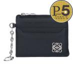 【お取り寄せ】 ロエベ LOEWE コインケース カードケース アナグラム スクエア コインカードホルダー C821SQLX03 1100 BLACK フラグメントケース