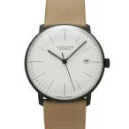 【予約会対象品】【お取り寄せ】 ユンハンス JUNGHANS 時計 メンズウォッチ マックス・ビル　オートマチック　バウハウス 027 4000 02 ホワイト文字盤