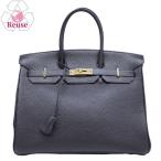 【お取り寄せ】 【リユース品】 エルメス HERMES バッグ ハンドバッグ バーキン35 ブルーオーシャン/ゴールド金具