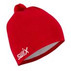 swiksSWIX 46594 тигр tishon шляпа Junior цвет Swix Red(99990) Cross Country лыжи шляпа ребенок ученик начальной школы колпак бонбон 