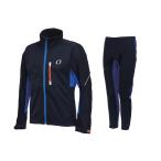 オンヨネ ONYONE クロスカントリースキー オーバージャージ 上下セット XC OVER JACKET/PANTS BKJ94600/BKP94601 カラーNAVY(699)