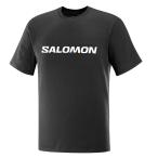 サロモン SALOMON LC2102200 SALOMON LOGO PERFORMANCE SS TEE M カラーDeep Black Tシャツ 綿 コットン スキー アウトドア