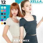 XEXYMIX ゼクシィミックス ゼクシーミックス XELLA 半袖 Tシャツ ヨガトップス ヨガウェア トップス cpxt4312f