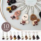 プードル ビション バックチャーム キーホルダー キーリング チャーム ボア もふもふ 可愛い かわいい 犬 ドッグ トイプー 人気 バッグ 韓国っぽ 送料無料
